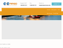 Tablet Screenshot of cargo-excess.com